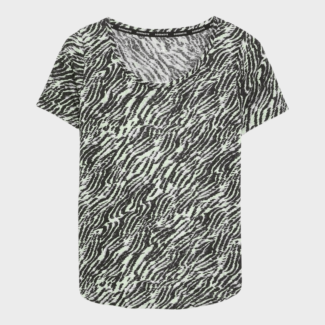 Zebra 2pc Active Top from You Know Who's