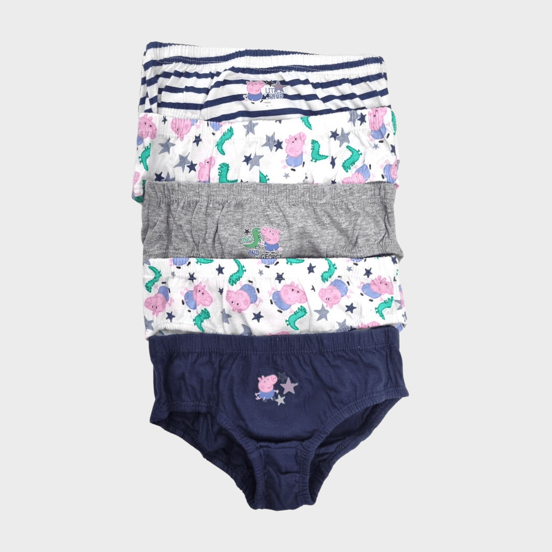 5 Pack George Pig Briefs from You Know Who's