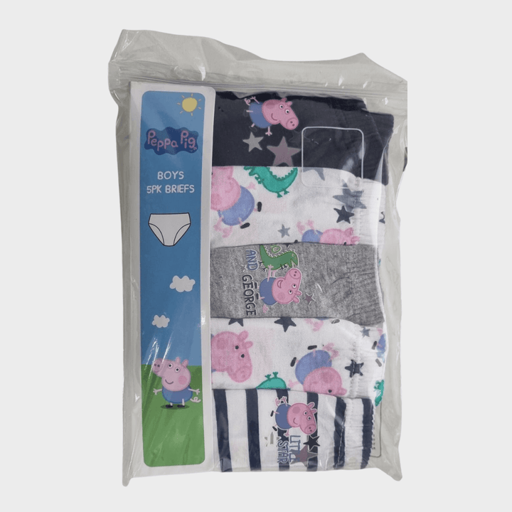 5 Pack George Pig Briefs from You Know Who's