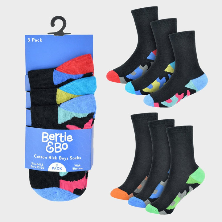 Boys 3PCK Camo Socks from You Know Who's