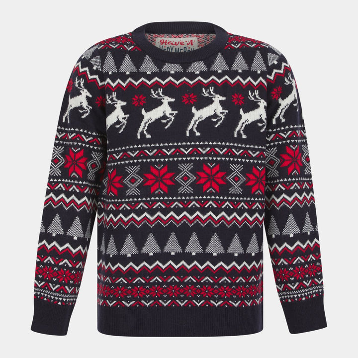 Boys Argyle Christmas Jumper from You Know Who's