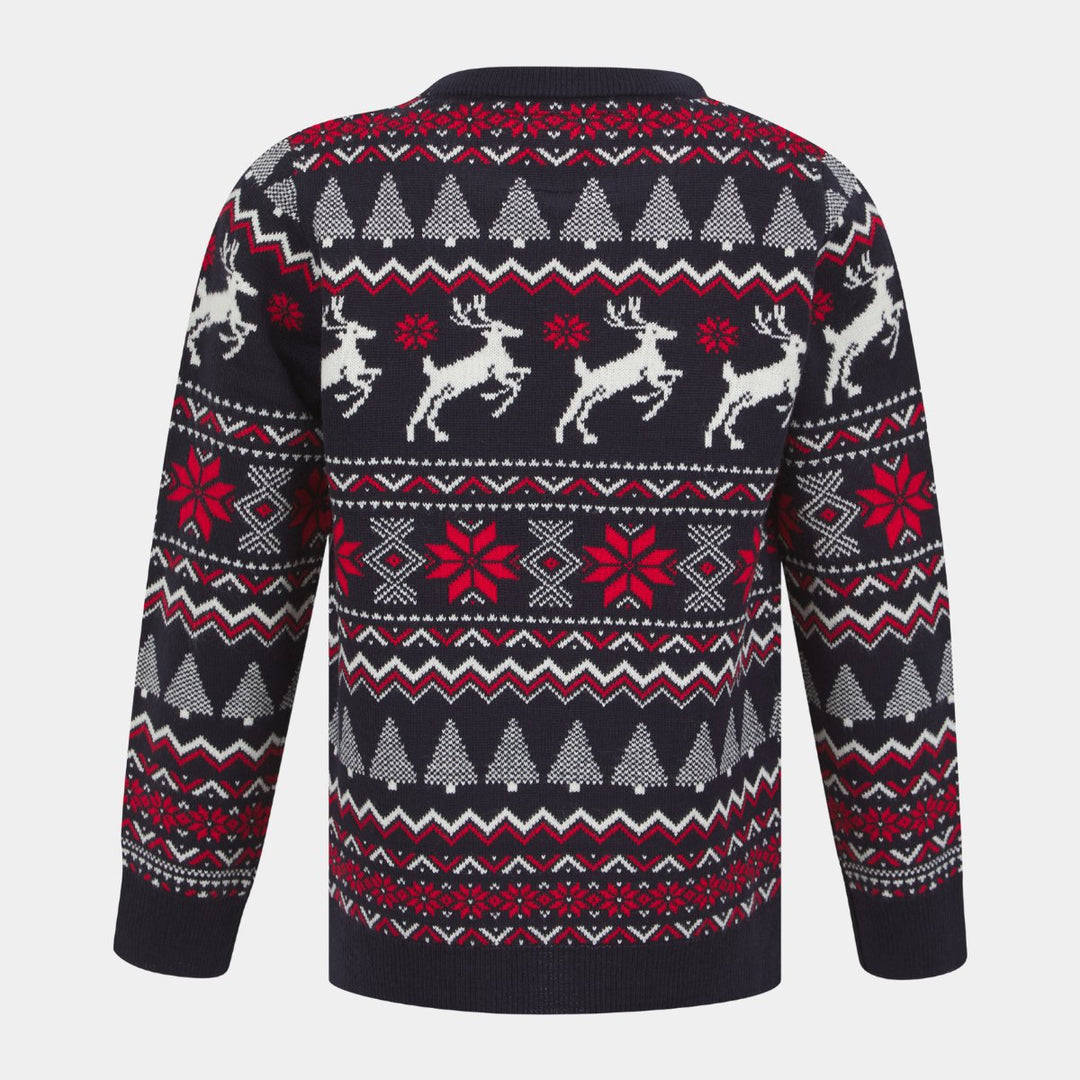 Boys Argyle Christmas Jumper from You Know Who's