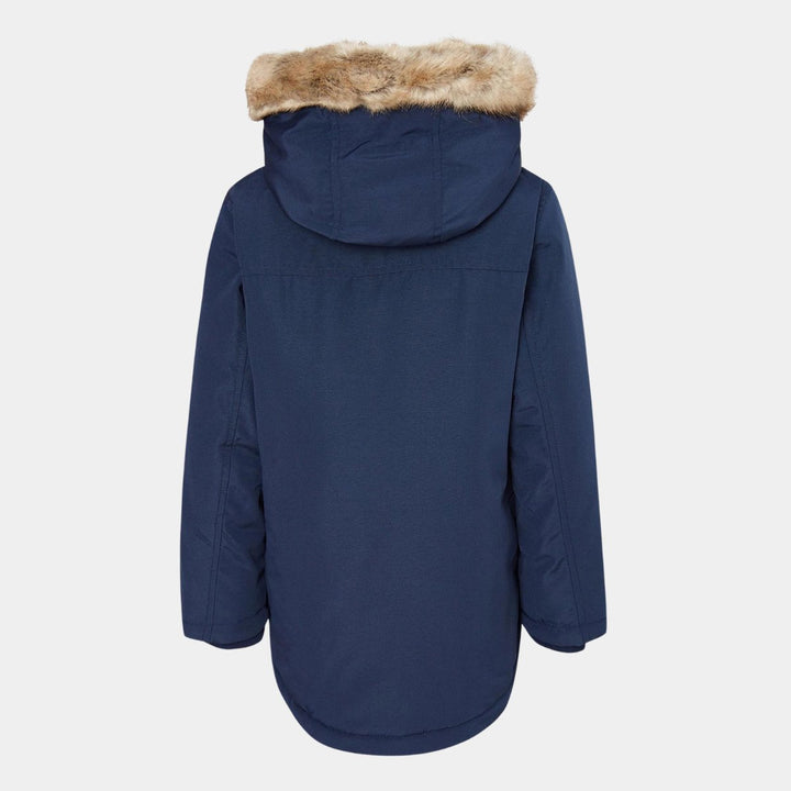 Boys Navy Fur Trim Parka from You Know Who's