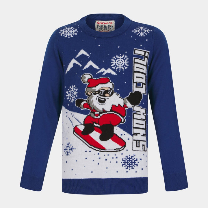 Boys Snow Cool Christmas Jumper from You Know Who's