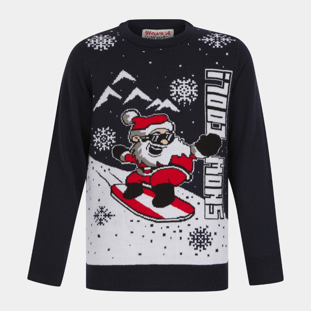 Boys Snow Cool Christmas Jumper from You Know Who's