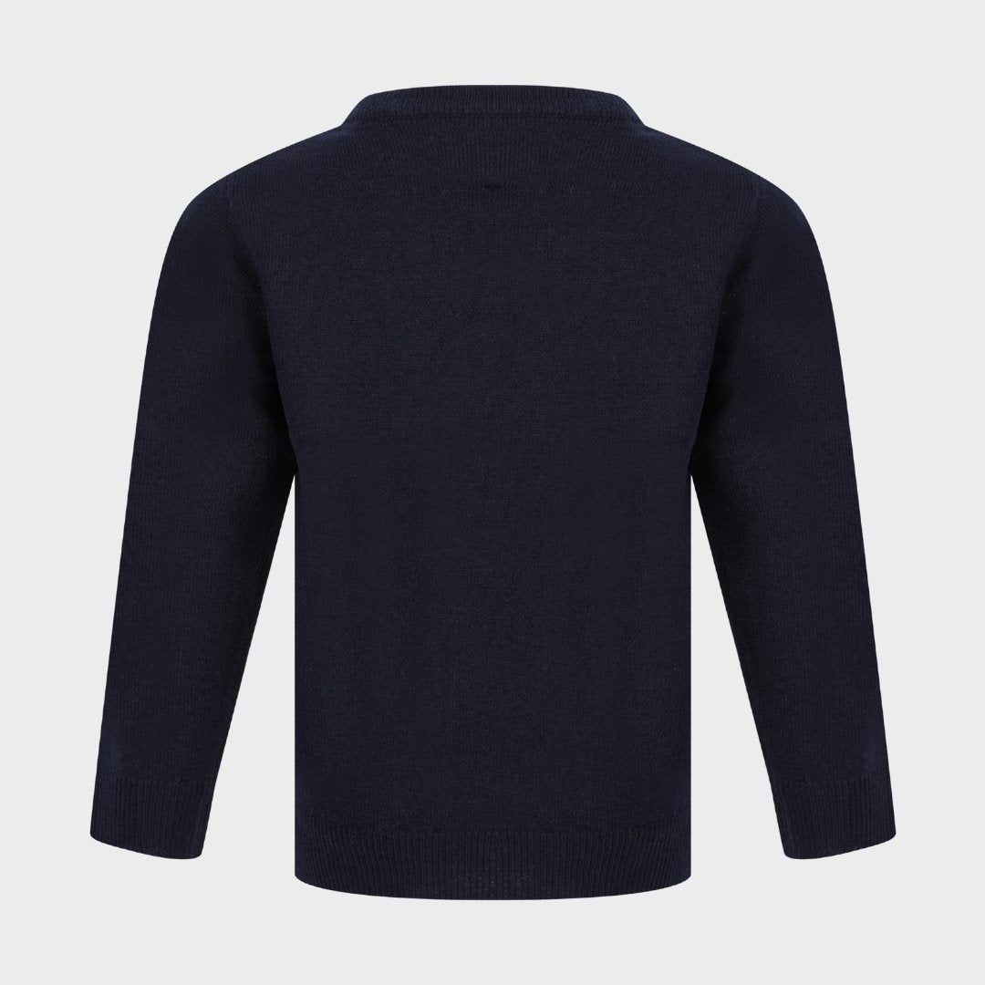 Boys Snowball Reindeer Christmas Jumper Ink from You Know Who's