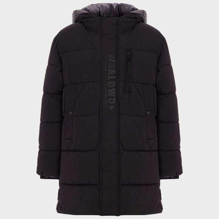 Childrens Longline Black Coat from You Know Who's