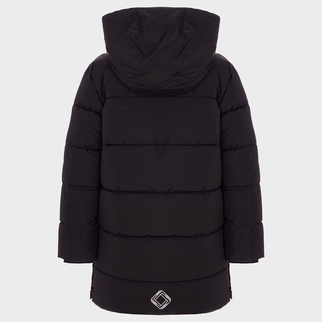 Childrens Longline Black Coat from You Know Who's