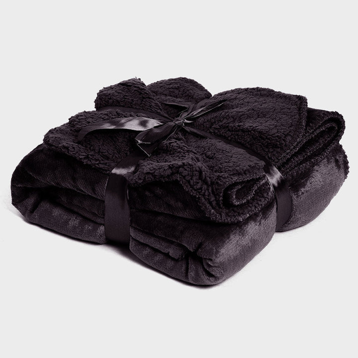 Double Lined Sherpa Throw 140x180cm from You Know Who's