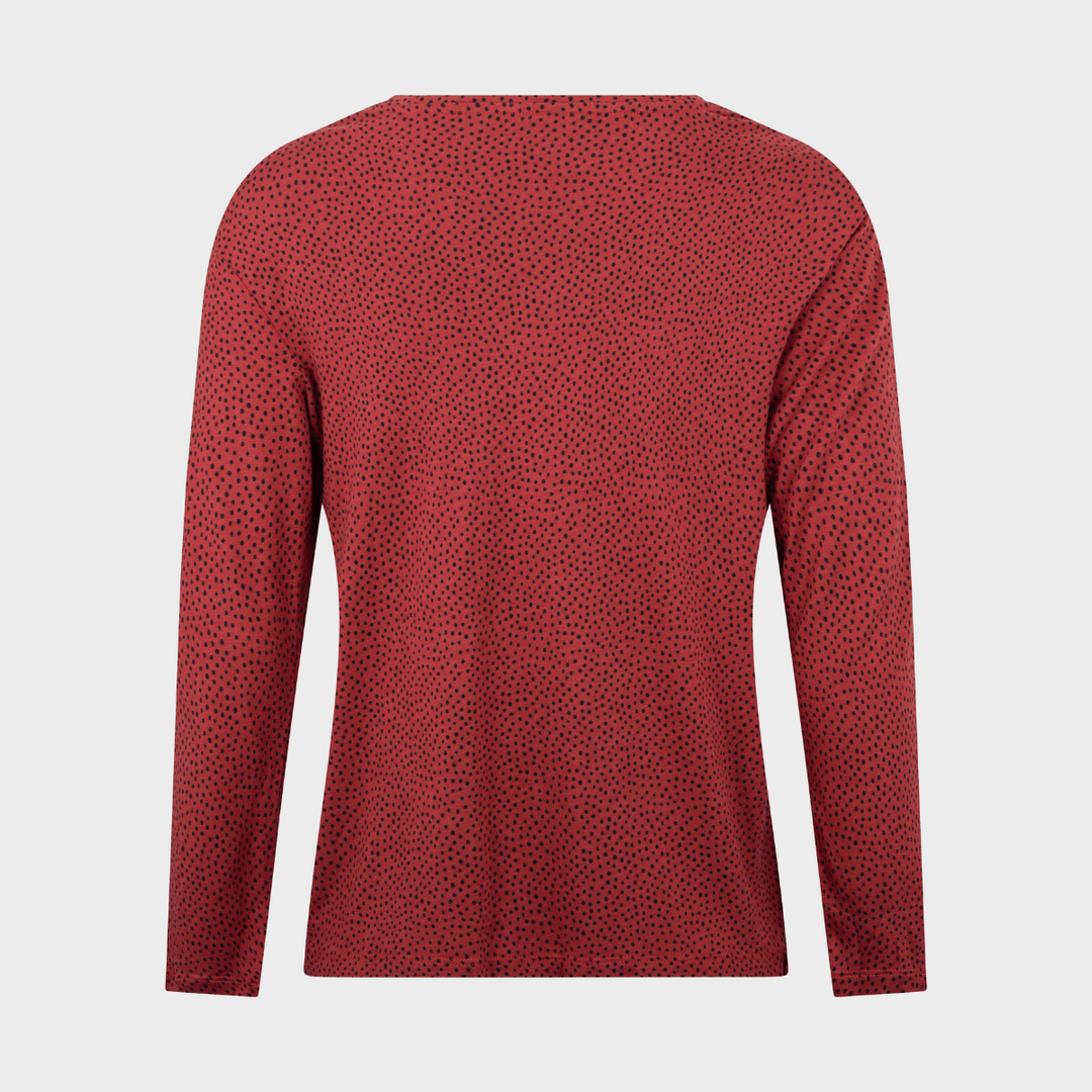 Ex Store Ladies Spotted Long Sleeve Top from You Know Who's