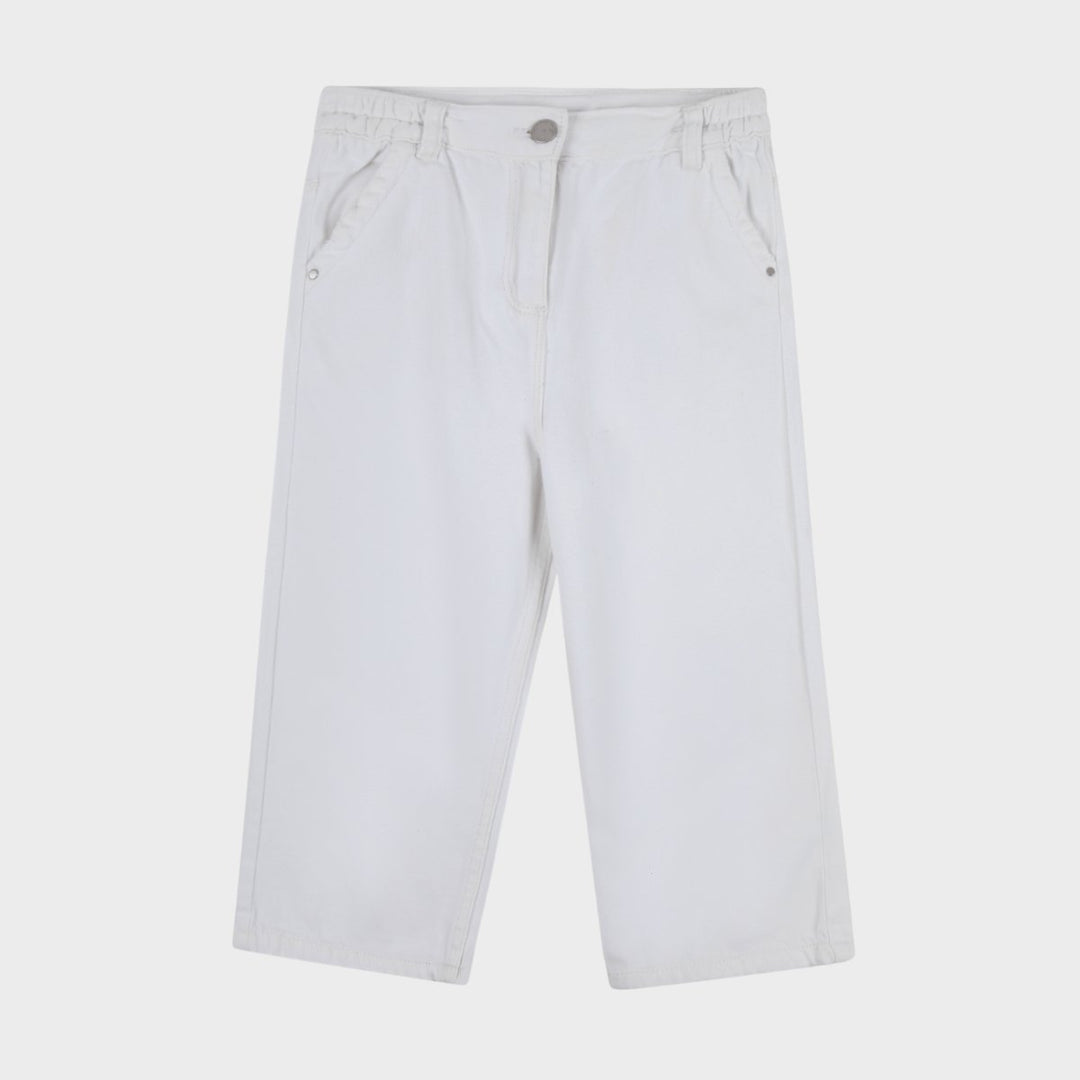 Ex Store 'Nx' White Denim Culottes (3-16Y) from You Know Who's