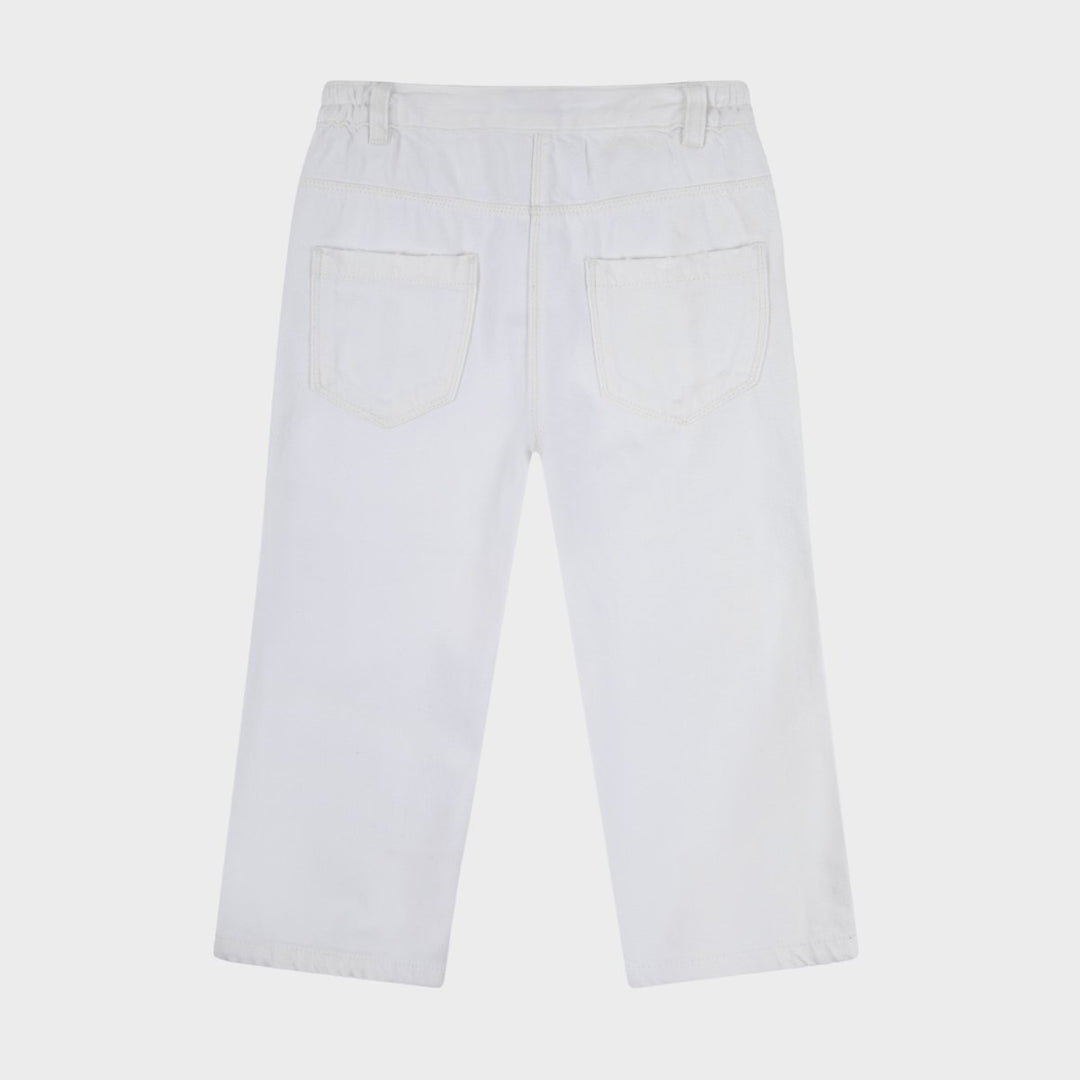 Ex Store 'Nx' White Denim Culottes (3-16Y) from You Know Who's