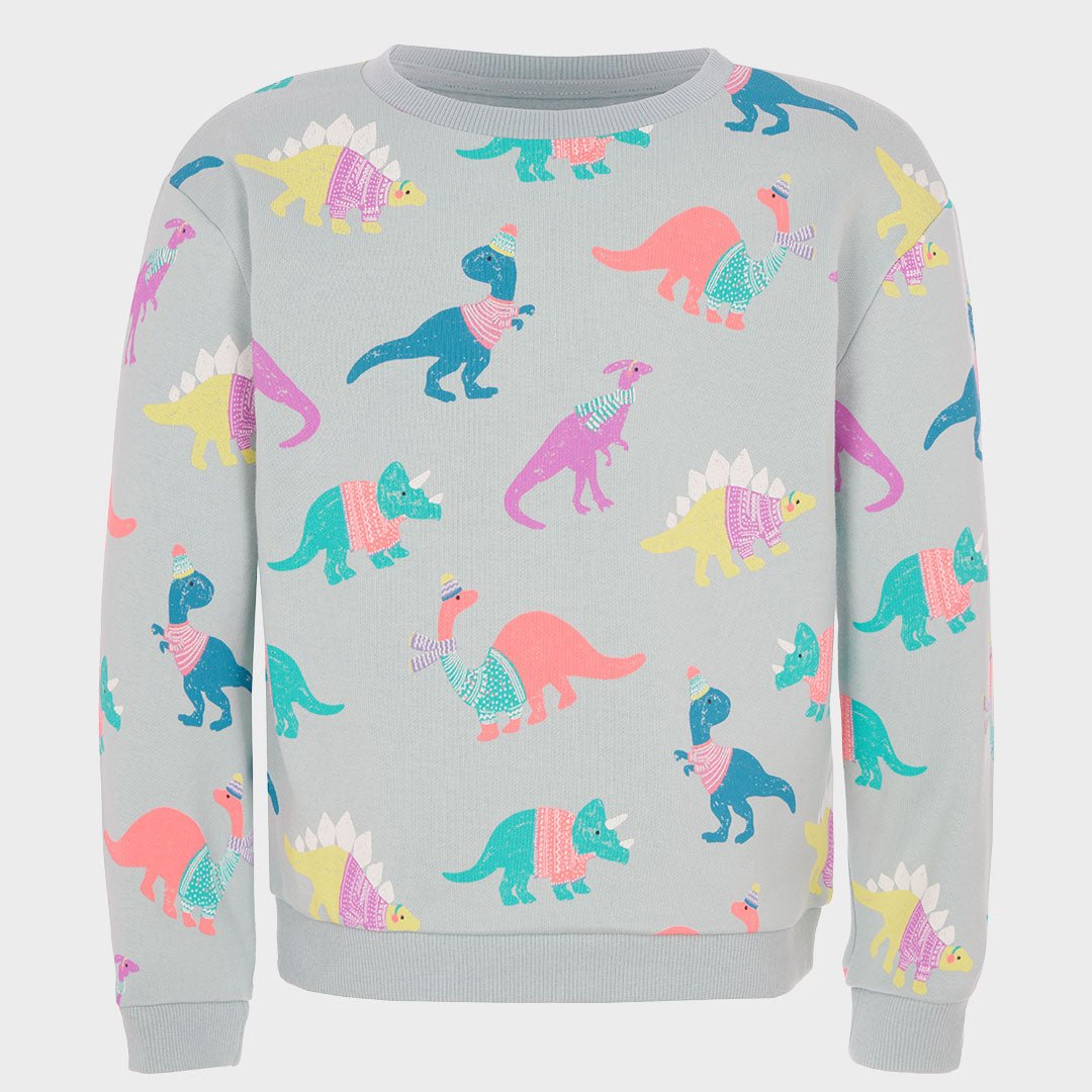 Girls Dino Sweater (2-7yrs) from You Know Who's