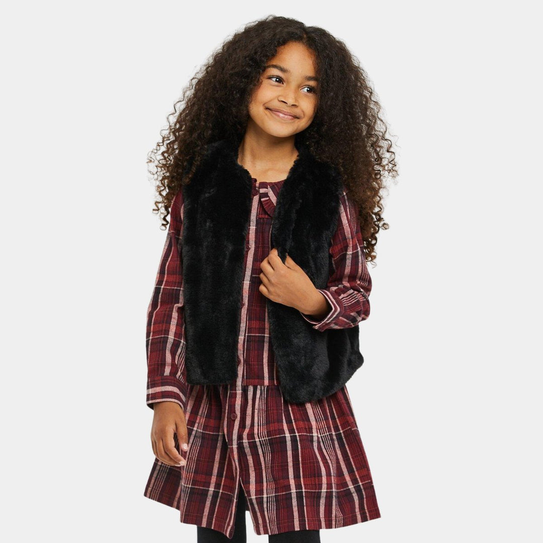 Girls Faux Fur Gilet from You Know Who's