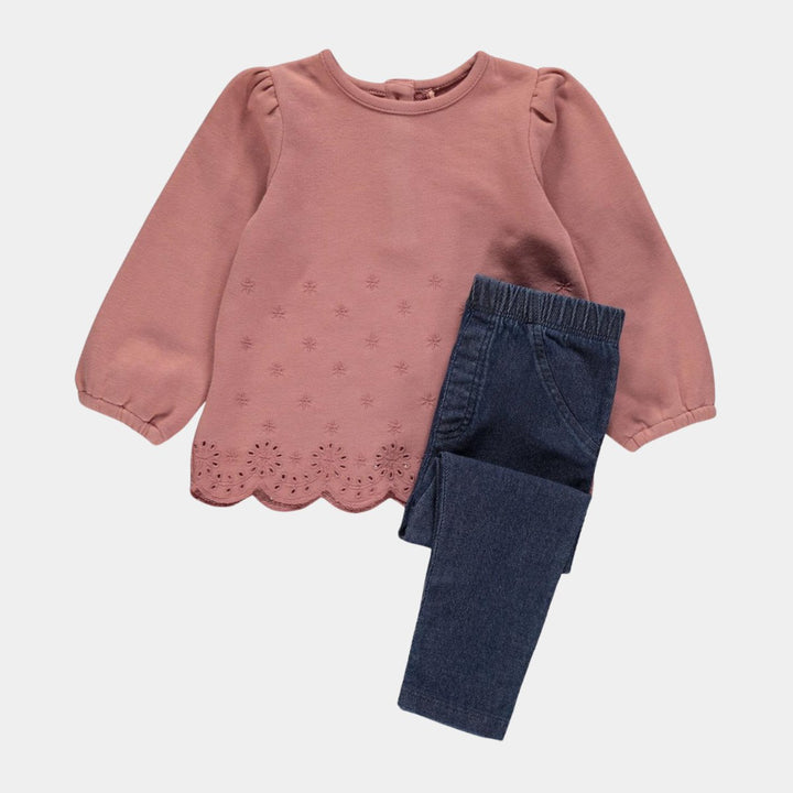 Girls Jeggings and Sweatshirt Set from You Know Who's