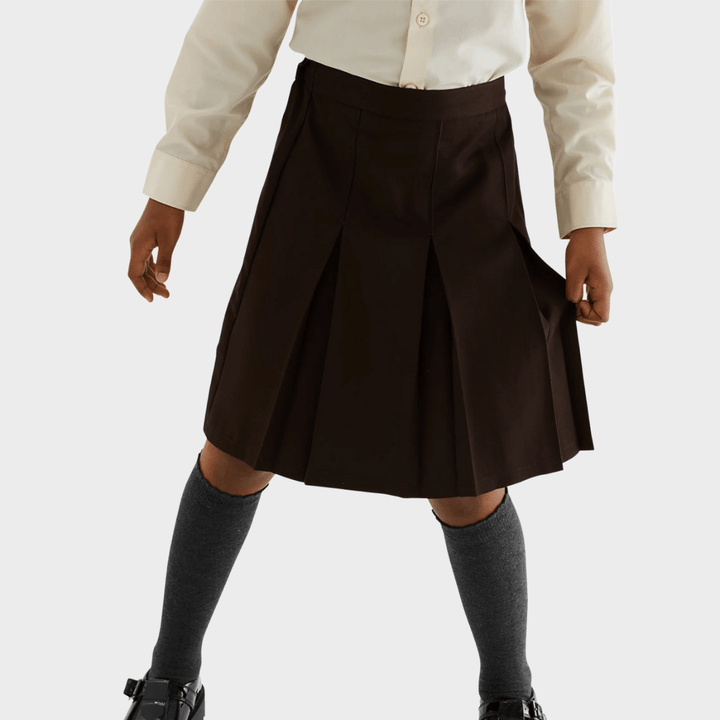 Girls Permanent Pleats School Skirts from You Know Who's