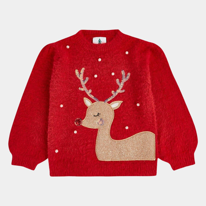 Girls Reindeer Jumper from You Know Who's