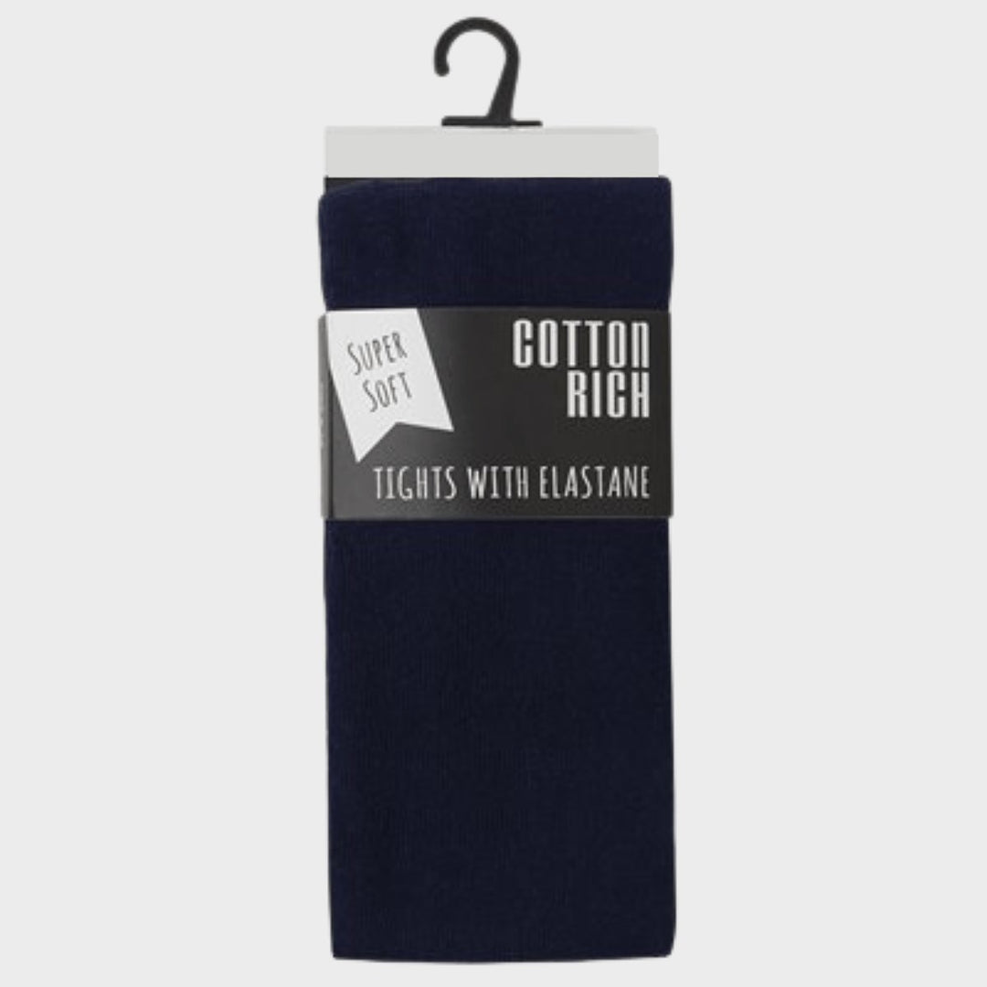 Girls Tights - Navy from You Know Who's