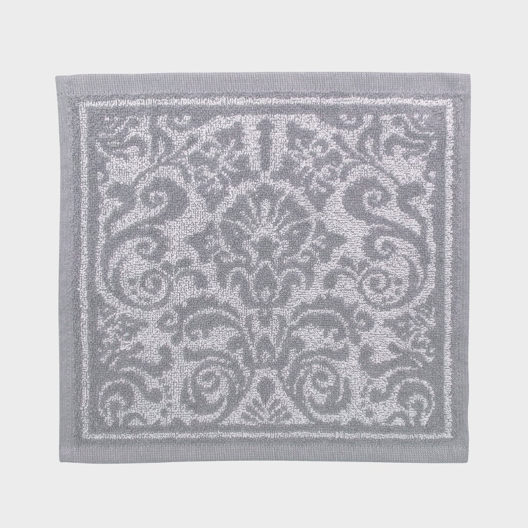 Jacquard Face Cloth Grey from You Know Who's