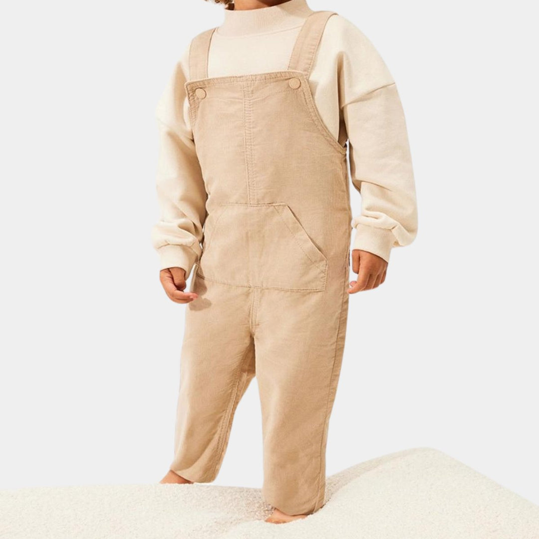 Kids Corduroy Top & Dungaree Set from You Know Who's