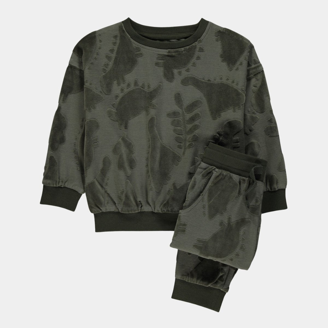 Kids Dino Velour Set from You Know Who's
