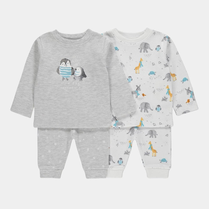 Kids Penguin PJs 2pk from You Know Who's