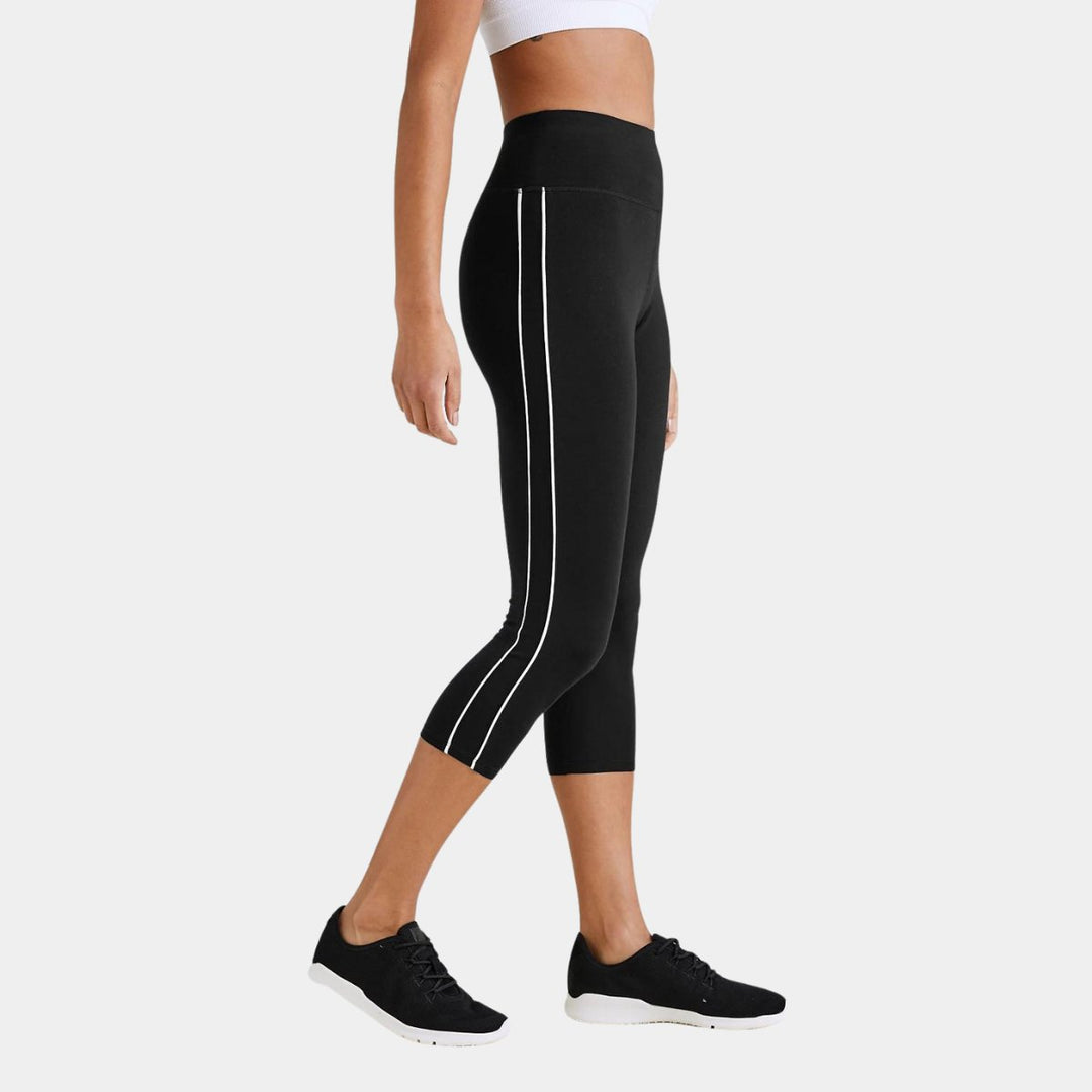 Ladies 2 Stripe Gym Leggings from You Know Who's