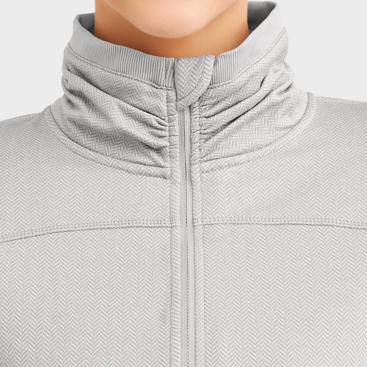 Ladies Active Performance Brushed Quarter Zip Pullover from You Know Who's