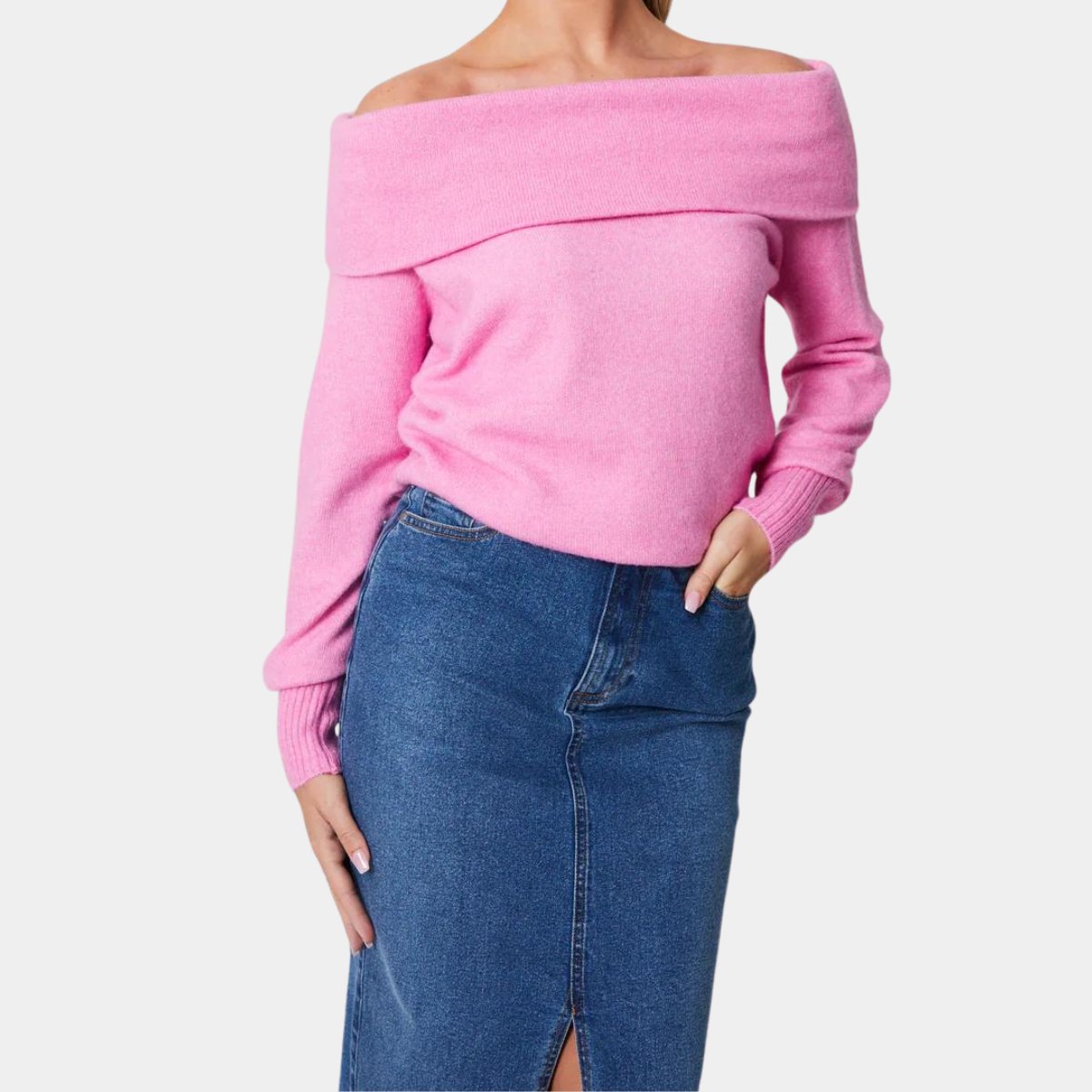 Ladies bardot clearance jumpers