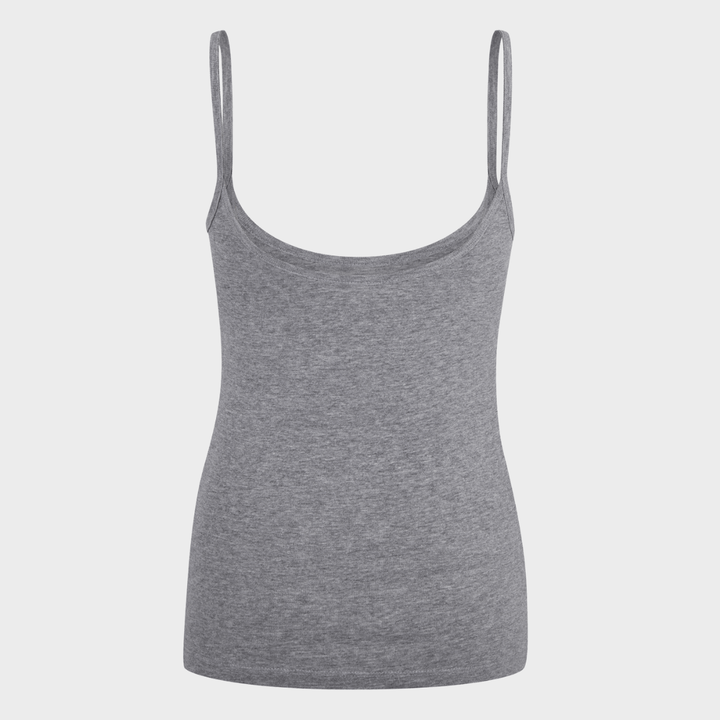 Ladies Basic Cami Vest - Grey from You Know Who's