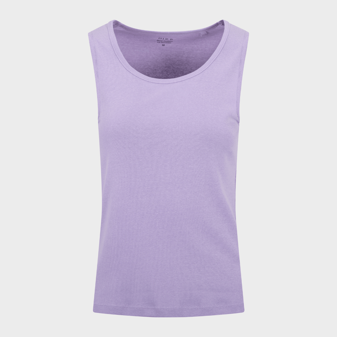Ladies Basic Crew Neck Vest - Purple from You Know Who's