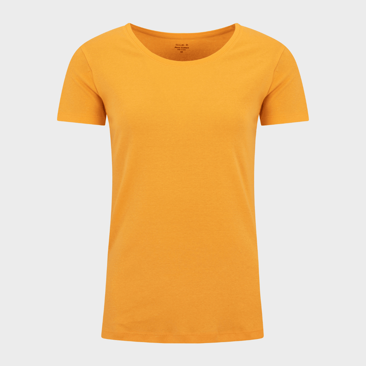 Ladies essential SS Crew Neck T-Shirt - Orange from You Know Who's