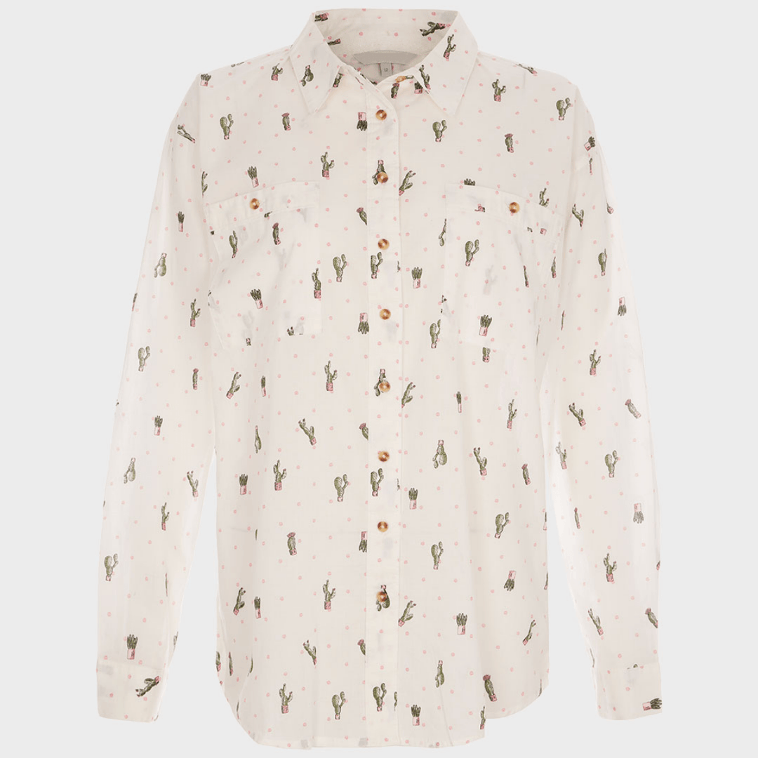 Ladies Cactus Print Shirt from You Know Who's