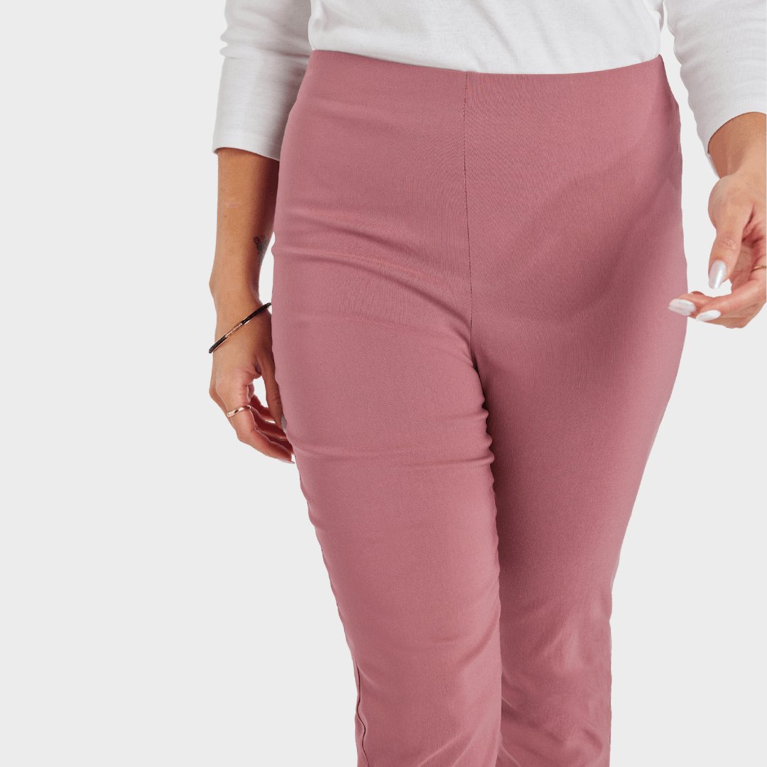 Ladies Capri Trousers Dusty Pink from You Know Who's