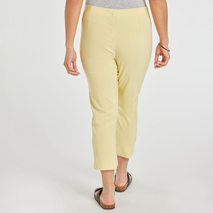 Ladies Capri Trousers Lemon from You Know Who's