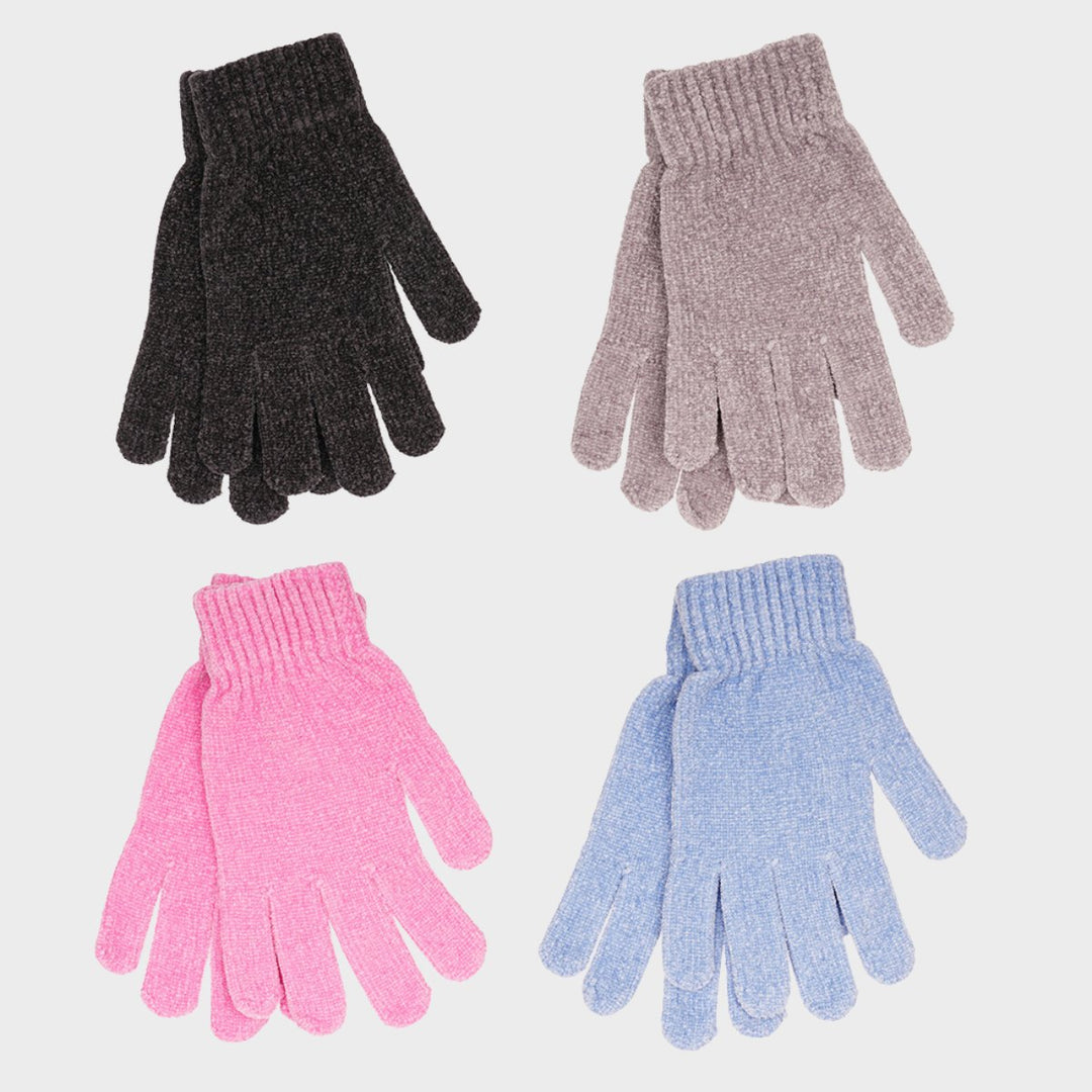 Ladies Chenille Gloves from You Know Who's