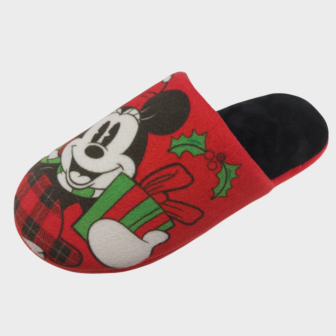 Ladies Christmas Minnie Slippers from You Know Who's. Shop with us for more Ladies Christmas Minnie Slippers
