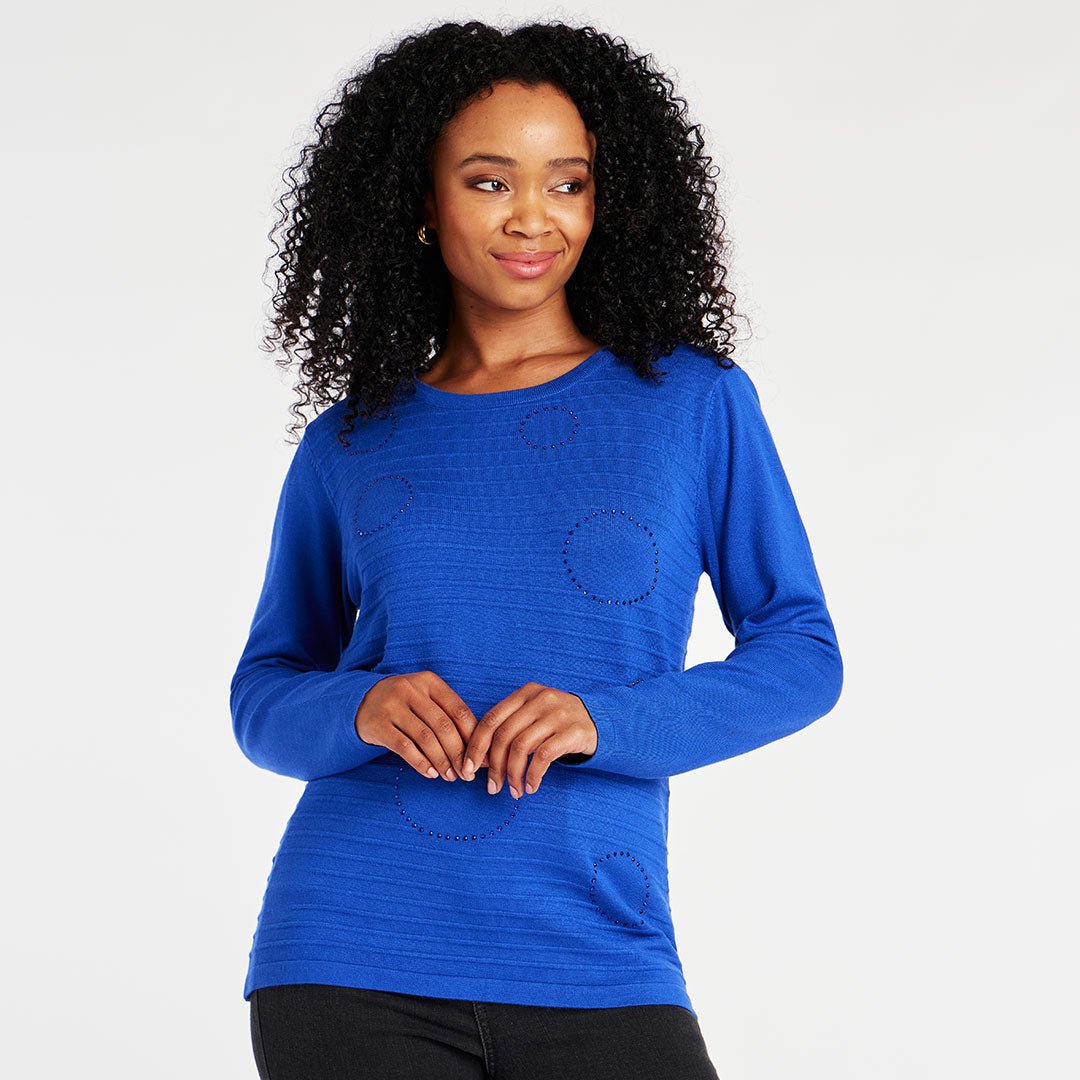 Ladies Circle Sequin Jumper from You Know Who's
