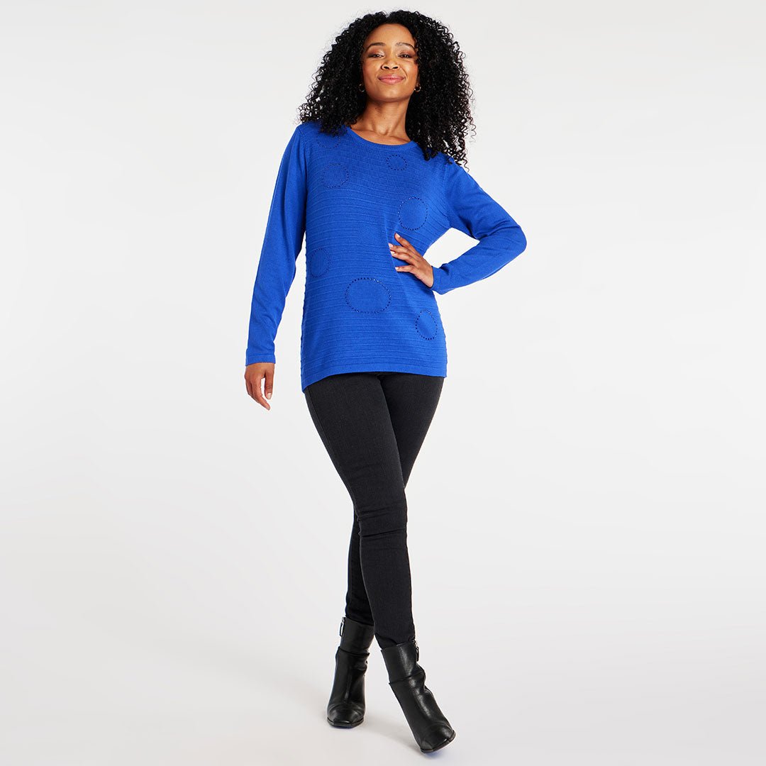 Ladies Circle Sequin Jumper from You Know Who's