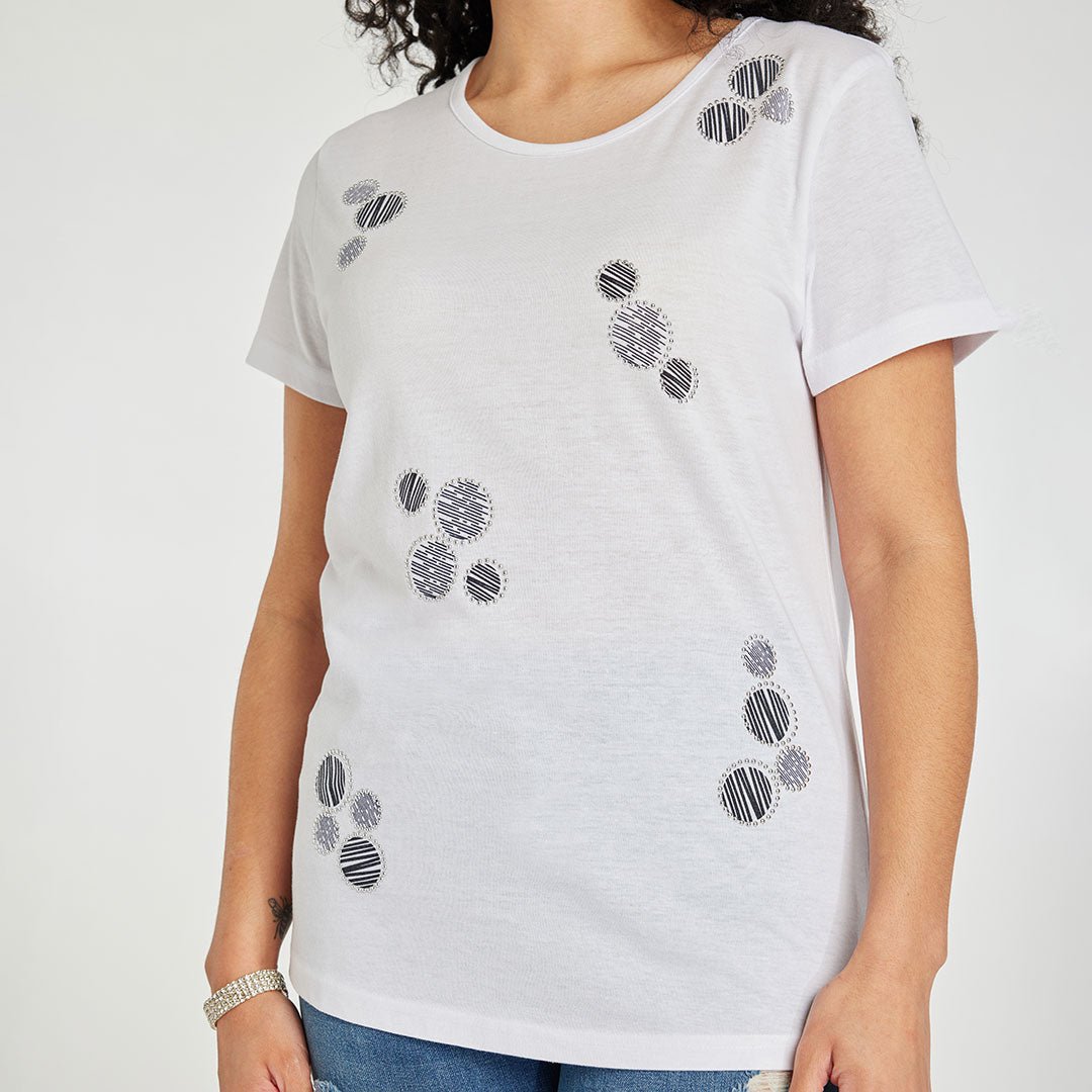 Ladies Circles Printed T-Shirt from You Know Who's