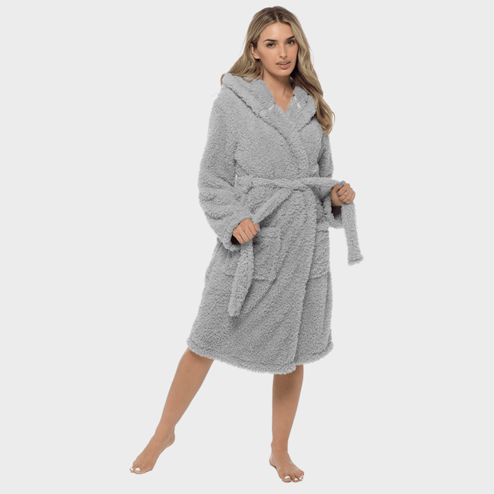Ladies Dressing Gown Grey from You Know Who's