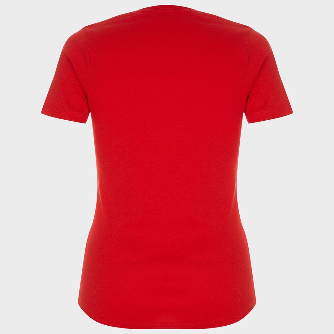 Ladies Essential Crew Neck Tee Red from You Know Who's