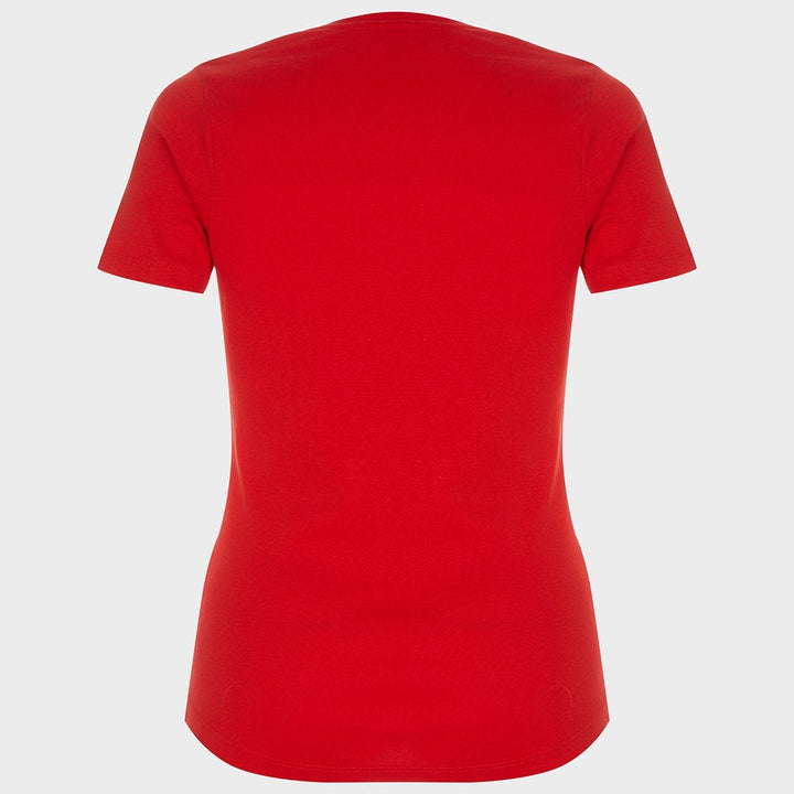 Ladies Essential Crew Neck Tee Red from You Know Who's