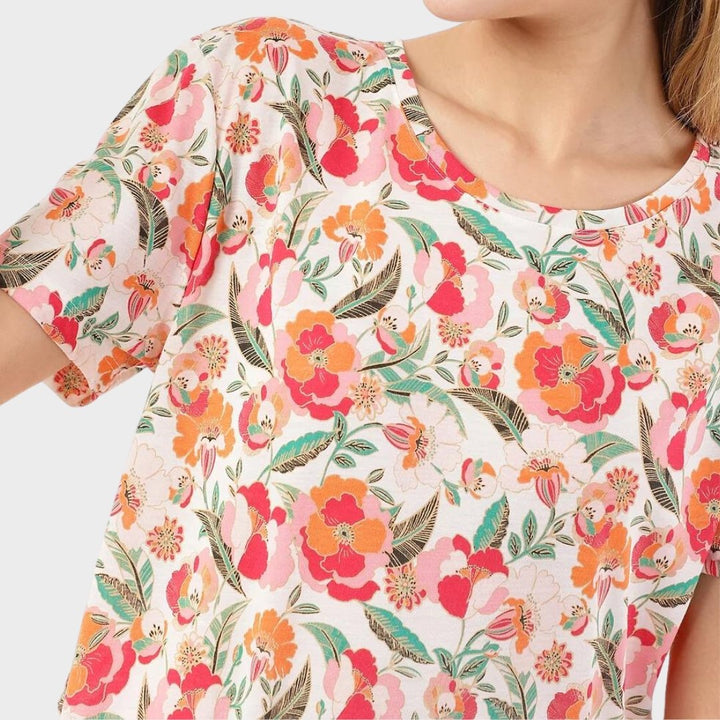 Ladies Floral T-Shirt from You Know Who's