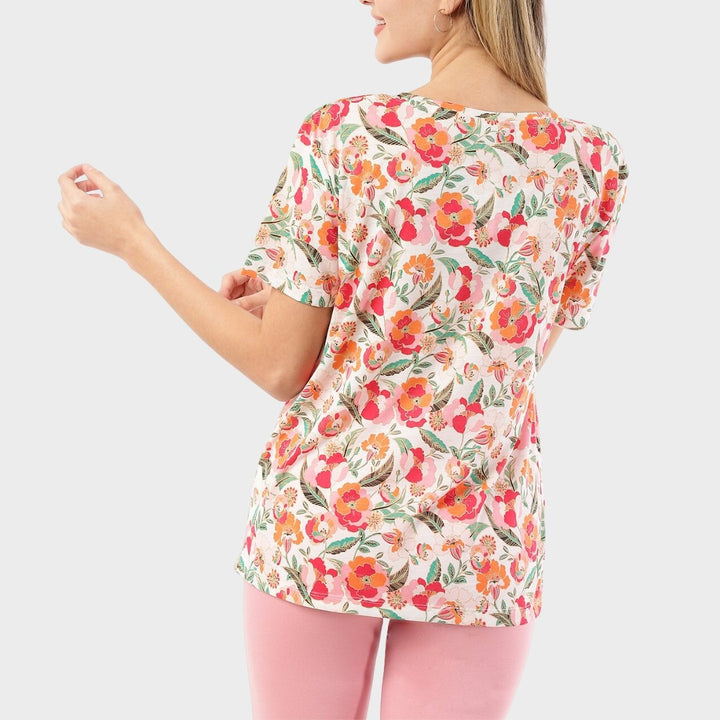 Ladies Floral T-Shirt from You Know Who's