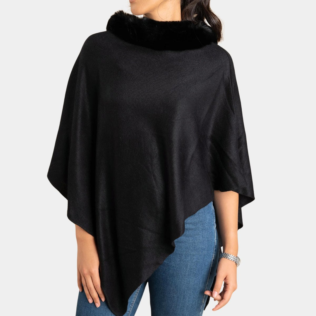 Ladies Fur Neck Poncho from You Know Who's