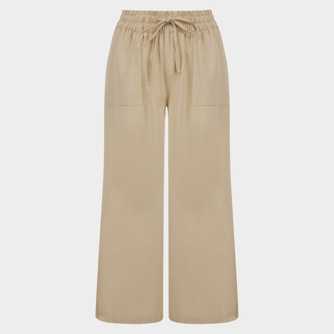 Ladies Linen Cropped Trousers from You Know Who's