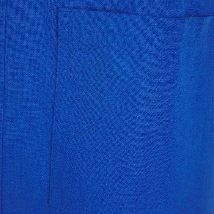 Ladies Linen Mix Shift Dress - Cobalt from You Know Who's