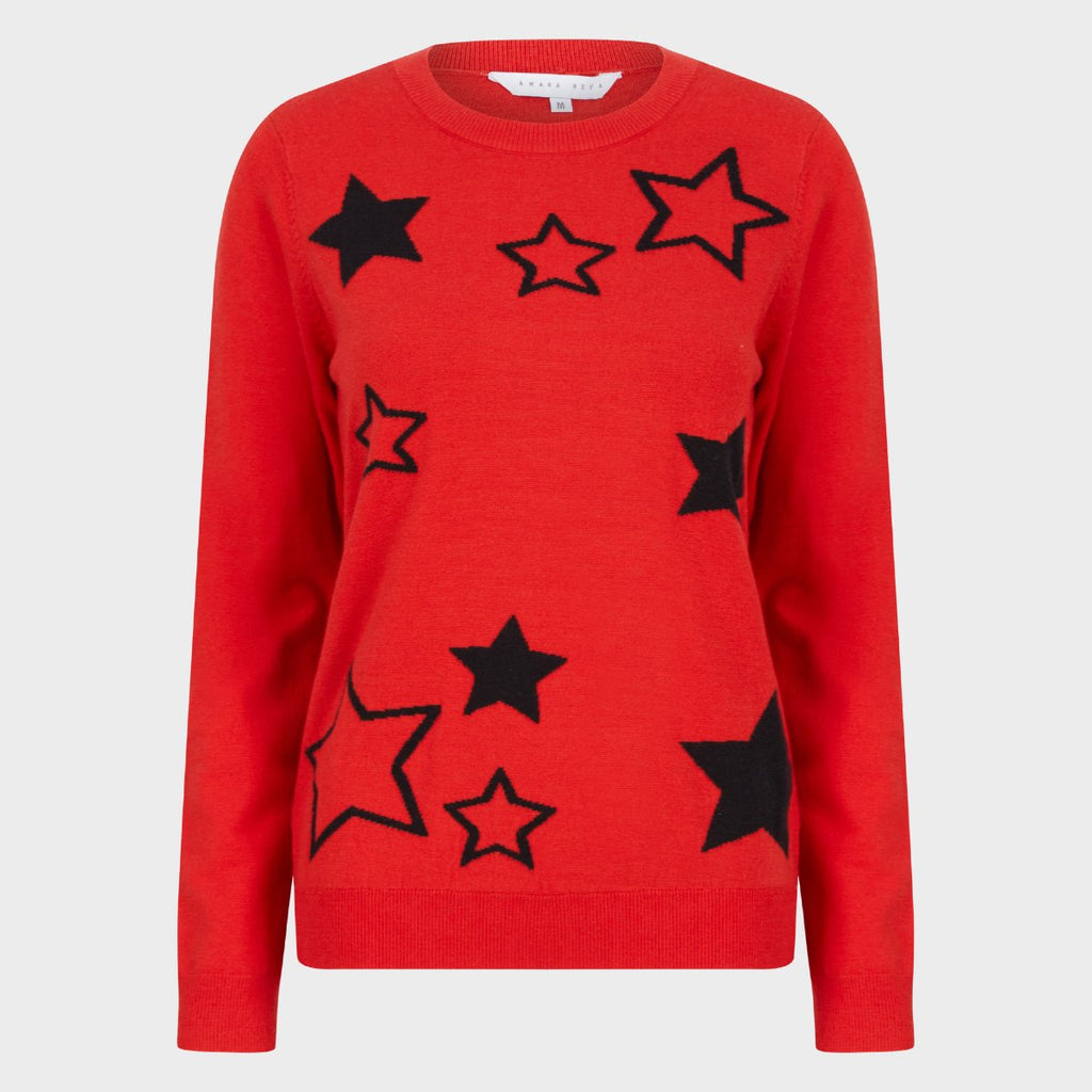 Ladies jumpers with hot sale stars on