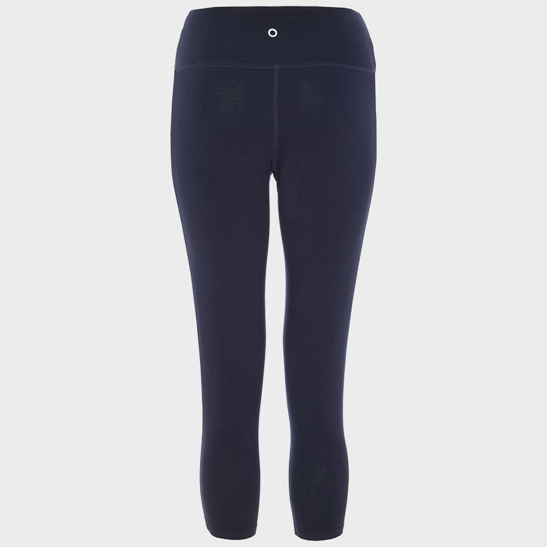 Ladies Navy 2 Stripe Gym Leggings from You Know Who's